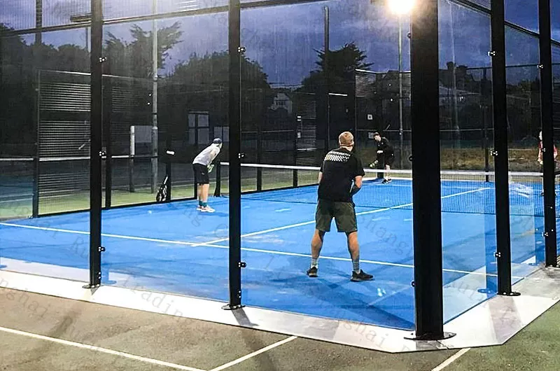 Accept customized professional outdoor super panoramic Padel Court